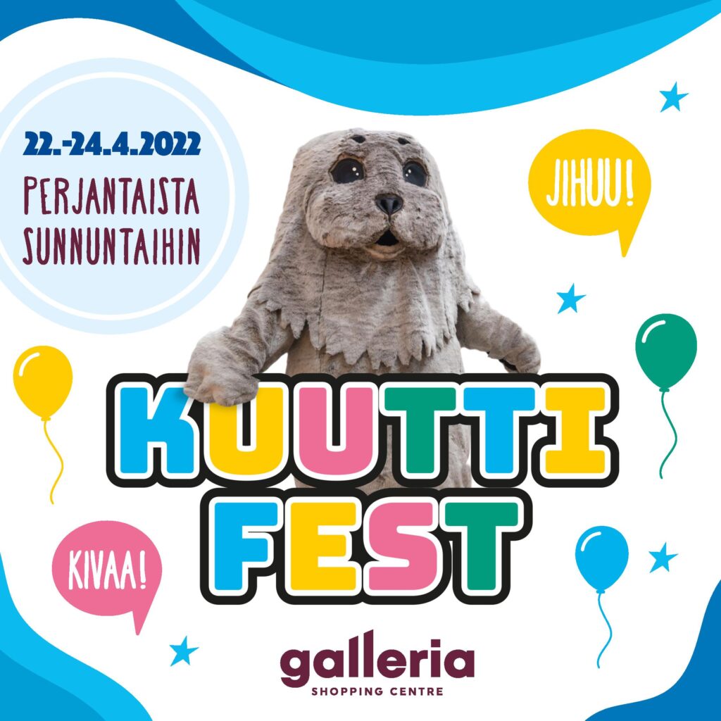 Kuuttifest järjestetään Kauppakeskus Galleriassa 22.-24.4.2022
