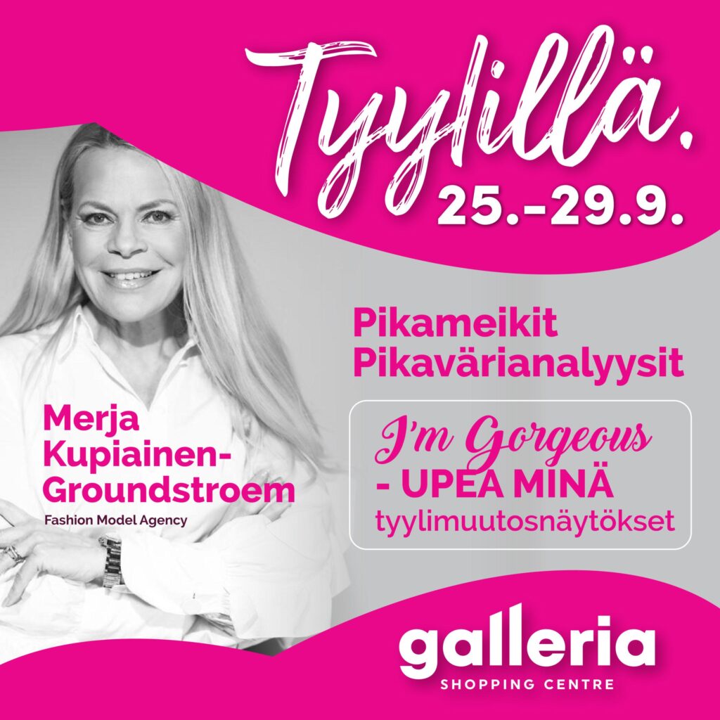 Tervetuloa Gallerian Tyylillä -päiville 25. – 29.9.